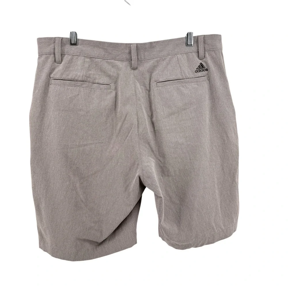 (Lot of 2) Adidas Golf Shorts Mens 34 Pre-Owned Grey/Blue Textured Performance